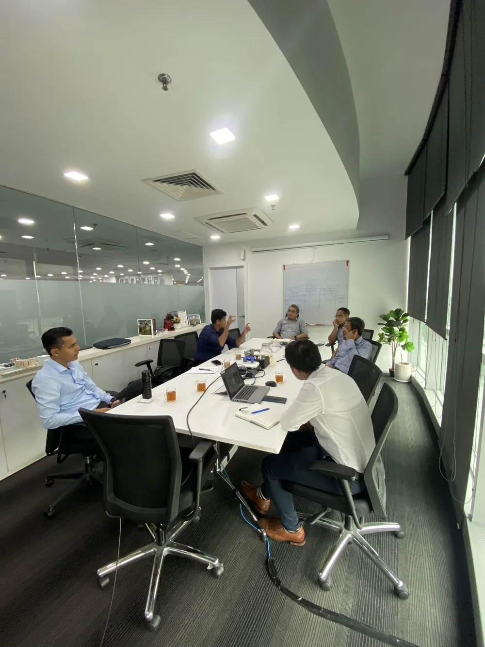 Participants in a classroom training session